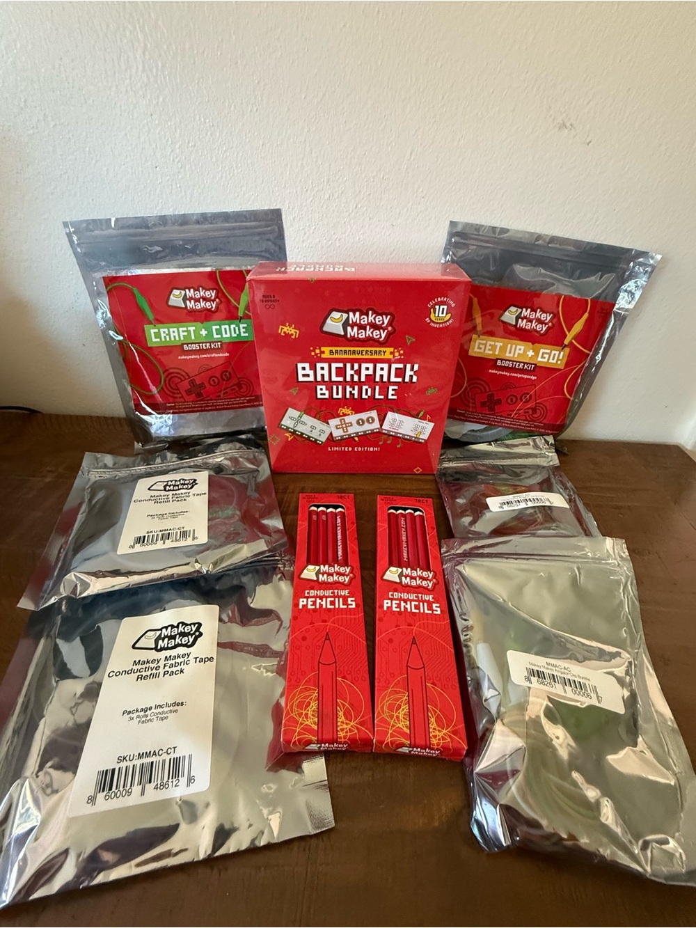Makey Makey Bananaversary Backpack Bundle Limited Edition STEM Coding Kit New